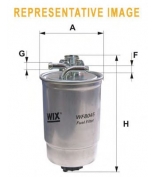 WIX FILTERS - WF8046 - WF8046, фильтр топливный